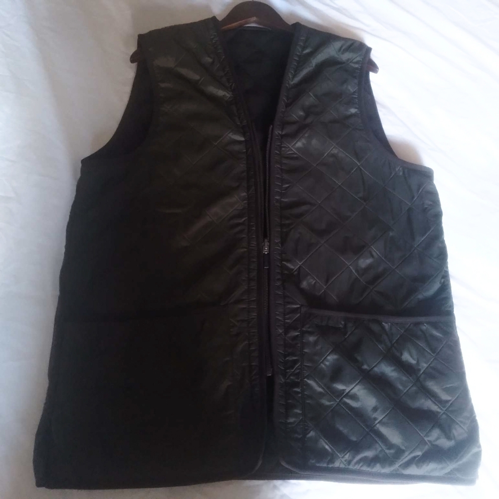Barbour Polarquilt Waistcoat / Quilted Gilet Vest Jacket Mens Size L